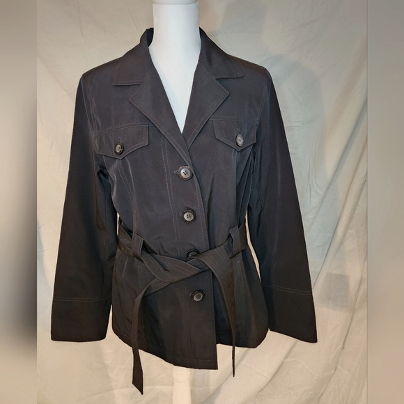 Esprit Jackets & Blazers - Espirt Med women's short trench coat style rain coat Black